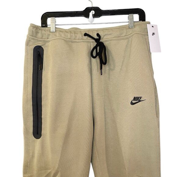 Nike Sportswear Tech Fleece Track Pants Joggers Neutral Olive Black Men's L READ - Picture 4 of 10